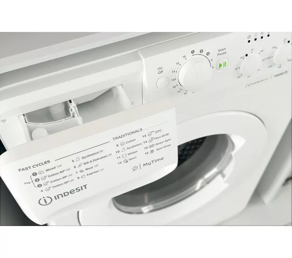 INDESIT MTWC 91495 W UK N 9 kg 1400 Spin Washing Machine - White - Image 7