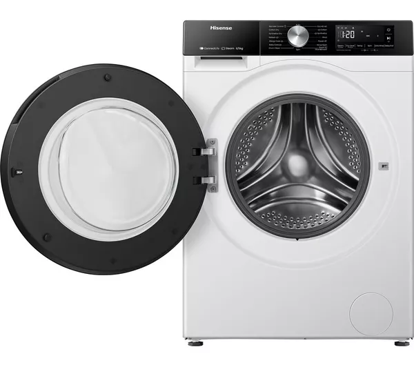 HISENSE 3S Series WD3S9043BW3 WiFi-enabled 9 kg Washer Dryer - White - Image 4