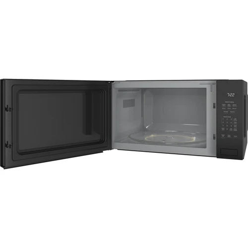 GE Profile 24 in. 2.2 cu.ft Built-In Microwave with 10 Power Levels & Sensor Cooking Controls - Black - Image 2