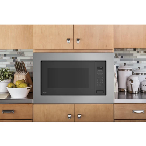 GE Profile 24 in. 2.2 cu.ft Built-In Microwave with 10 Power Levels & Sensor Cooking Controls - Black - Image 5
