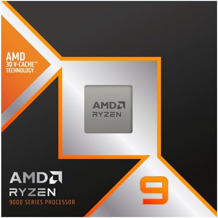 AMD - Ryzen 9 9950X3D 16-Core - 32-Thread 4.3 GHz (5.7 GHz Max Boost) Socket AM5 Unlocked Desktop Processor - Black - Image 3