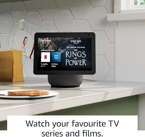 All-new Echo Show 10 (3rd Gen) HD smart display with motion and Alexa Charcoal - Image 6