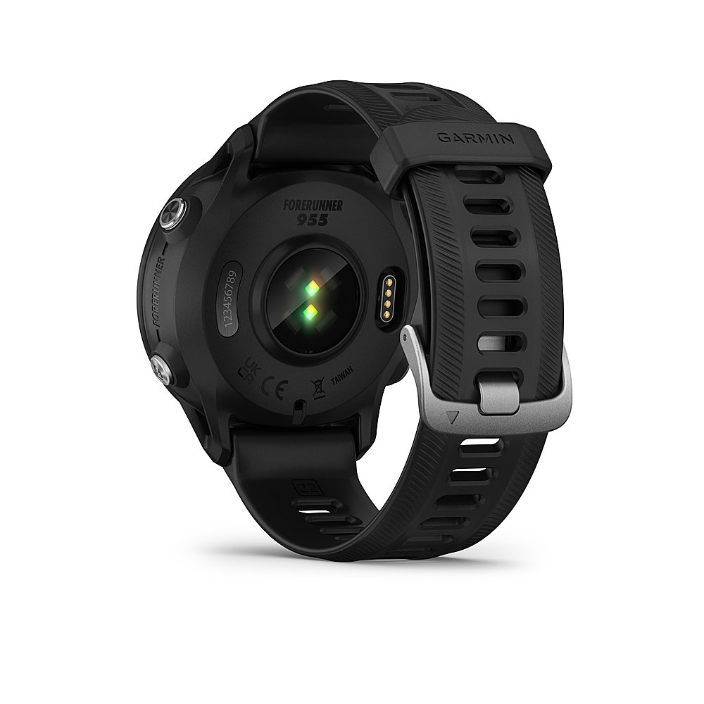 Garmin - Forerunner 955 GPS Smartwatch 47 mm Fiber-reinforced polymer - Black - Image 2