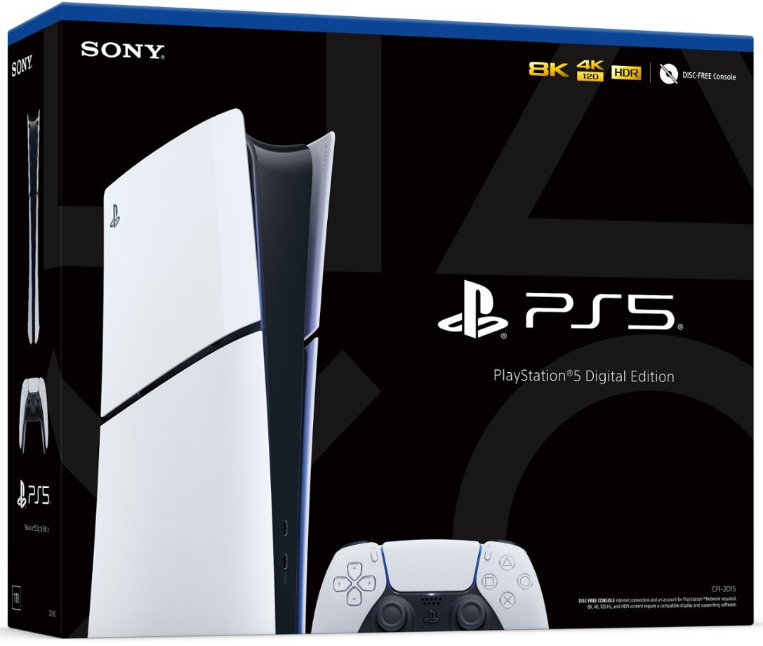 Sony - PlayStation 5 Slim Console Digital Edition - White PS5 - Image 5