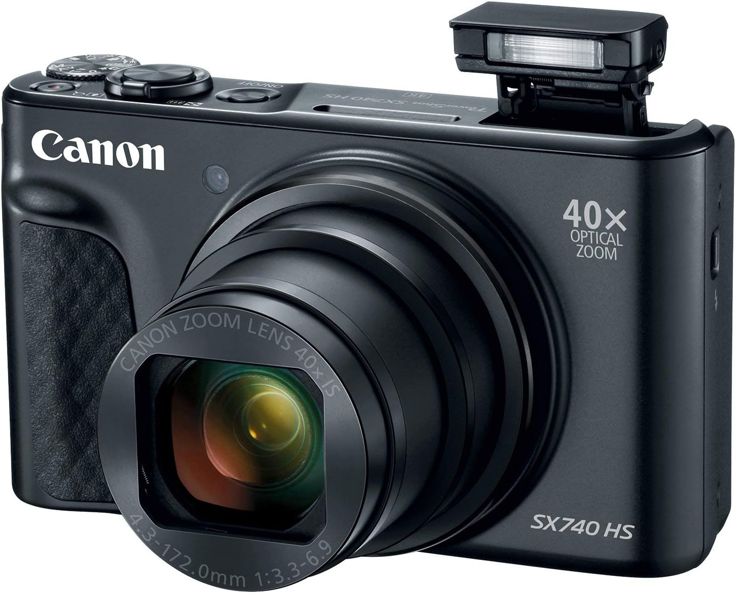 Canon PowerShot SX740 HS Digital Camera -Black - Image 5