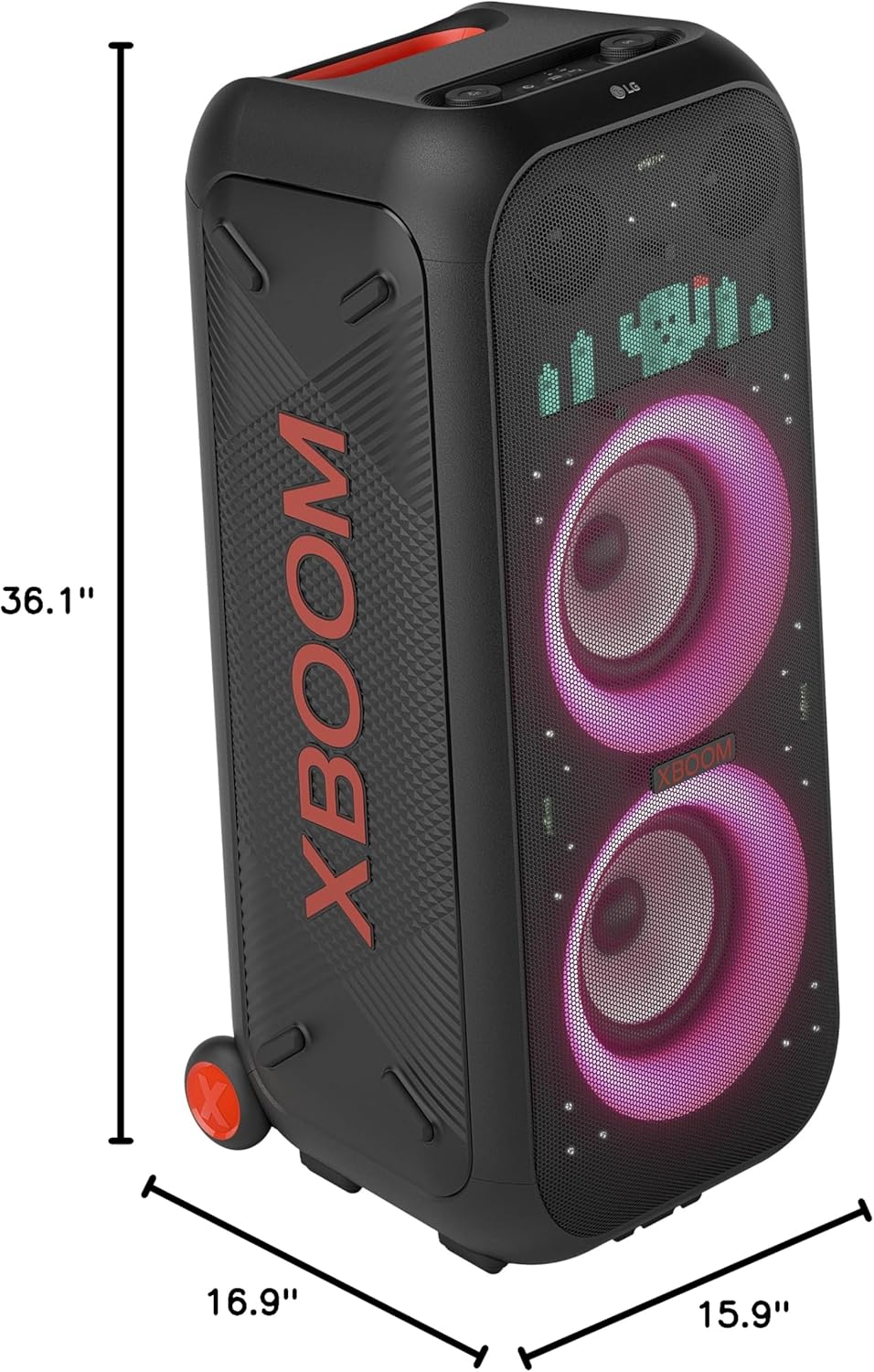LG XL9T XBOOM Portable Tower Speaker with Pixel LED Lighting - Image 10