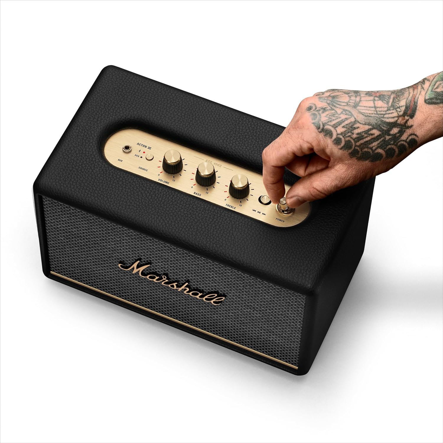 Marshall Acton III Bluetooth Speaker - Black - Image 3
