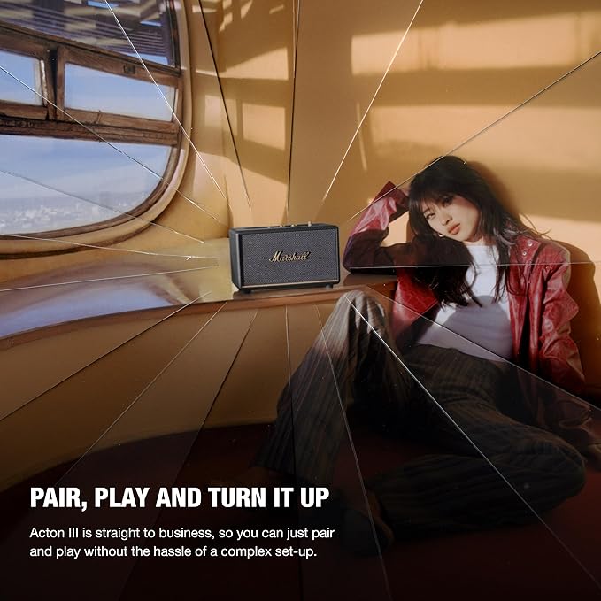 Marshall Acton III Bluetooth Speaker - Black - Image 5