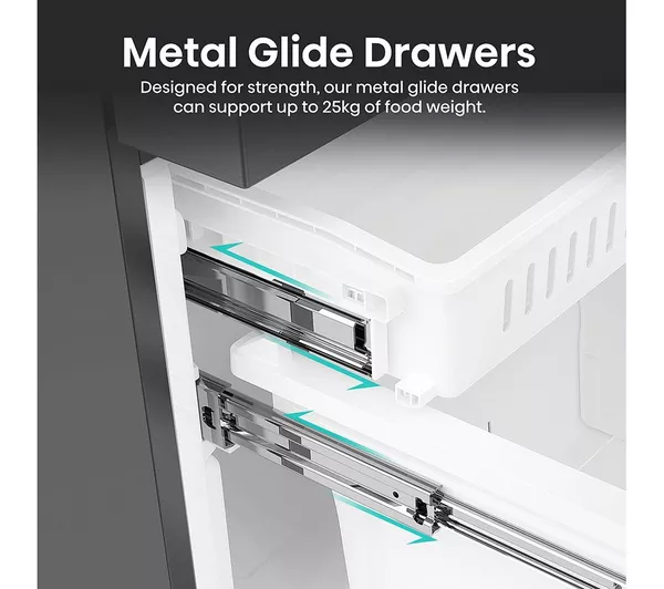 HISENSE PureFlat RF749N4SWSE Smart Fridge Freezer - Stainless Steel - Image 8