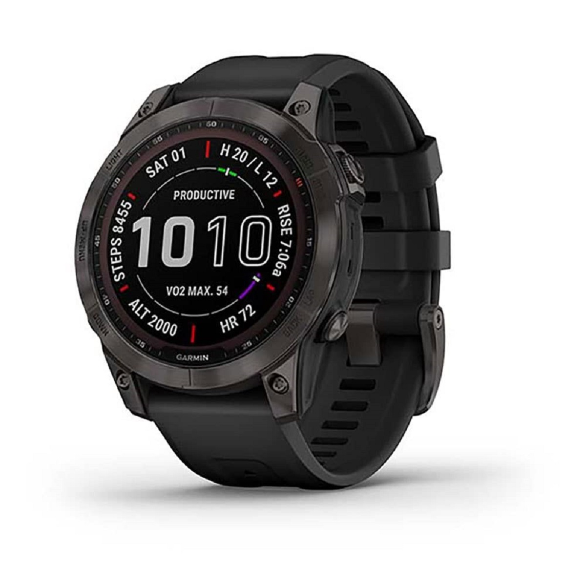 Garmin Fenix 7 Sapphire Solar 47 mm, Slate Grey/Black